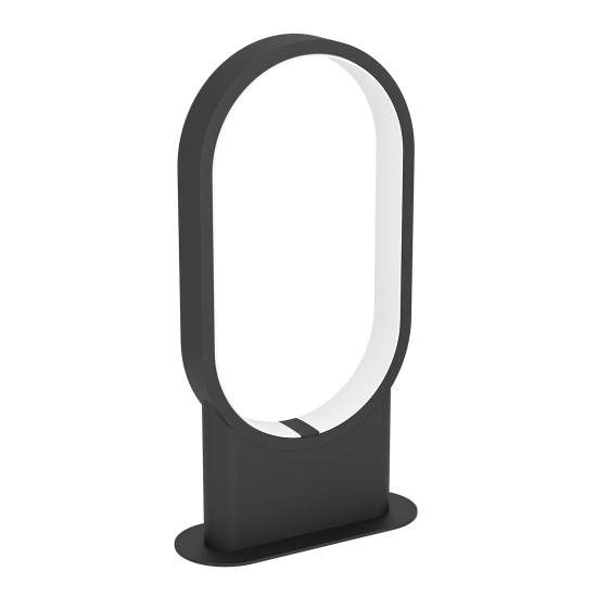 Lampada Da Tavolo Contemporanea Codriales Alluminio Nero Luce Led 10,8W 900633