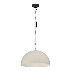 Lampadario A Sospensione Contemporaneo Gaetano 1 Acciaio Nero Sabbia 1 Luce E27