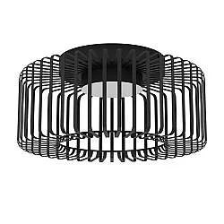 Plafoniera Contemporanea Ginestrone-Z Acciaio Nero Luce Led Integrato 22W