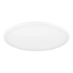 Plafoniera Moderna Sarsina-Z Alluminio Bianco Luce Led Integrato 41W