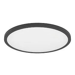 Plafoniera Moderna Sarsina-Z Alluminio Nero Luce Led Integrato 33,5W