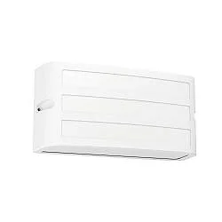 Applique Esterno Contemporanea Camarda Alluminio E Policarbonato Bianco Led