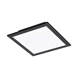 Plafoniera Moderna Salobrena 1 Alluminio Nero Luce Led Integrato 14W