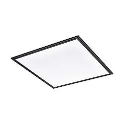 Plafoniera Moderna Salobrena 1 Alluminio Nero Led Integrato 33W