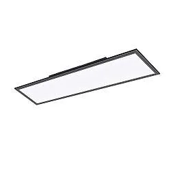 Plafoniera Moderna Salobrena 1 Alluminio Nero Luce Led Integrato 33W