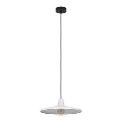 Lampadario A Sospensione Contemporaneo Miniere Acciaio Nero Grigio 1 Luce E27