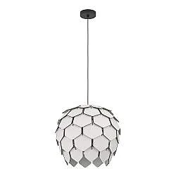 Lampadario A Sospensione Moderno Mattanza Acciaio Nero Legno 1 Luce E27