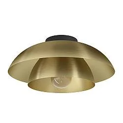 Plafoniera Moderna Cenciara Acciaio Nero 1 Luce E27