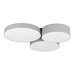 Plafoniera Moderna Barbano-Z Acciaio Nero 3 Luci Led 7,5W