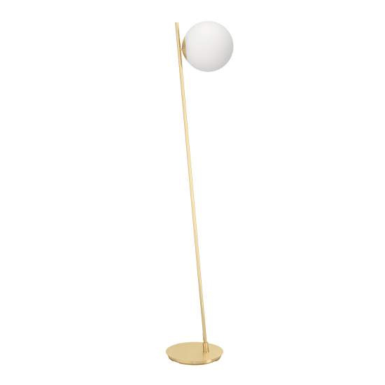 Piantana Minimal Rondo 4 Acciaio Ottone Spazzolato 1 Luce E27 900869
