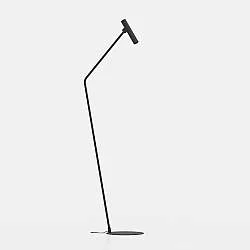 Piantana Moderna Almudaina Acciaio Nero 1 Luce Led Integrato 5W