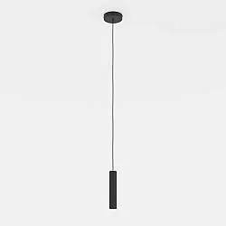 Lampadario A Sospensione Moderno Almudaina Acciaio Nero 1 Luce Led 5W 480Lm