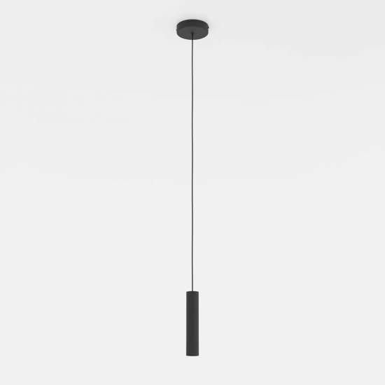 Lampadario A Sospensione Moderno Almudaina Acciaio Nero 1 Luce Led 5W 480Lm 900926