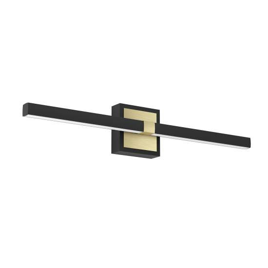 Applique Moderna Peguera Alluminio Nero 1 Luce Led Integrato 11W 900928