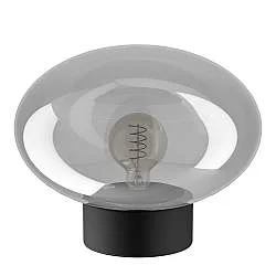Lampada Da Tavolo Contemporanea Madonnina Acciaio Nero 1 Luce E27