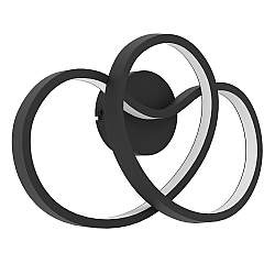 Applique Contemporanea Gianella Alluminio Nero Luce Led Integrato 14,5W Applique Contemporanea Gianella Alluminio Nero Luce Led Integrato 14,5W