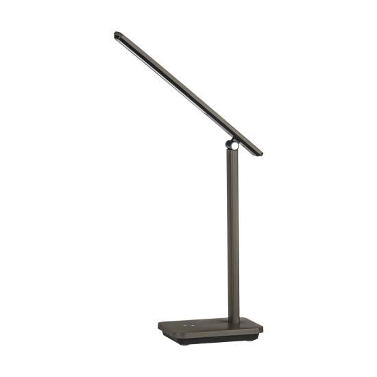 Lampada Da Tavolo Minimal Iniesta Policarbonato Nero Luce Led Integrato 3,6W 900958