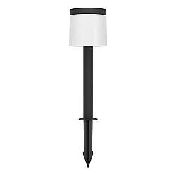 Luce Solare Picchetto Esterno Moderna Pantete Policarbonato Nero E Bianco Led Luce Solare Picchetto Esterno Moderna Pantete Policarbonato Nero E Bianco Led