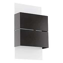 Applique Esterno Moderna Kibea Metallo Bianco E Antracite Led