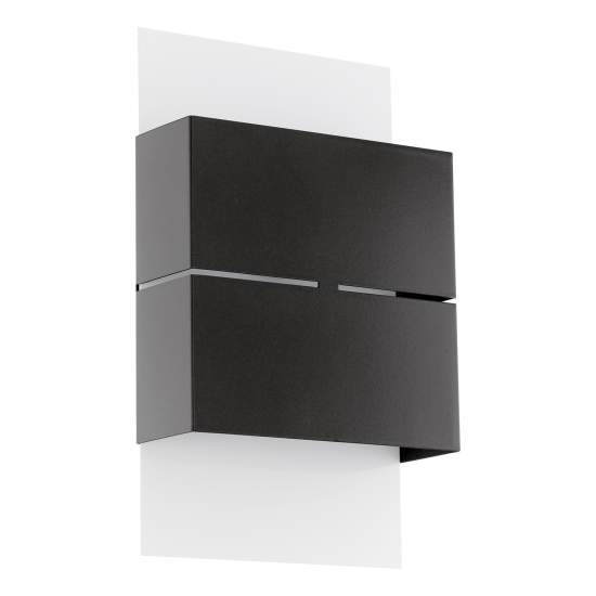 Applique Esterno Moderna Kibea Metallo Bianco E Antracite Led 93254