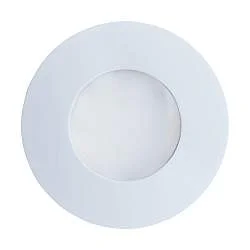 Lampada Ad Incasso Esterno Moderno Margo Alluminio Bianco Vetro Led
