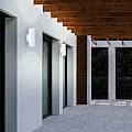 Applique Esterno Moderna Riga Metallo Bianco 2 Luce Gu10 94101