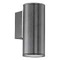 Applique Esterno Moderna Riga Metallo Grigio 1 Luce Gu10 94102