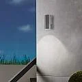 Applique Esterno Moderna Riga Metallo Grigio 1 Luce Gu10 94102