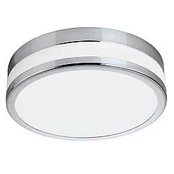 Plafoniera Moderna Led Palermo Acciaio Cromo 3 Luci Led Integrato 3,6W