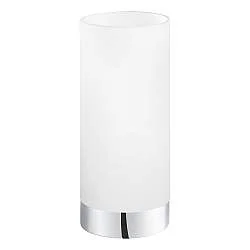 Lampada Da Tavolo Moderna Damasco 1 Acciaio Cromo 1 Luce E27