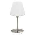 Lampada Da Tavolo Moderna Damasco 1 Acciaio Nichel Satinato 1 Luce E14 95785