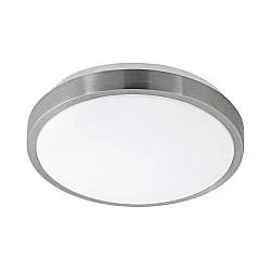 Plafoniera Classico Competa 1 Acciaio Bianco Luce Led Integrato 15,6W