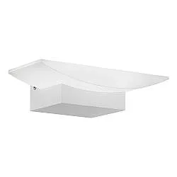 Applique Minimal Metrass Alluminio Bianco 1 Luce Led Integrato 5,6W