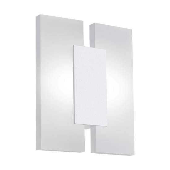 Plafoniera Minimal Metrass 2 Alluminio Bianco 2 Luci Led Integrato 4,5W 96042