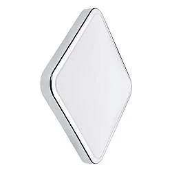 Applique Moderna Manilva 1 Acciaio Cromo 2 Luci Led Integrato 5,4W