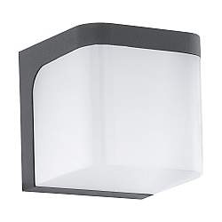 Applique Esterno Moderna Jorba Alluminio Grigio Policarbonato Bianco Led Applique Esterno Moderna Jorba Alluminio Grigio Policarbonato Bianco Led