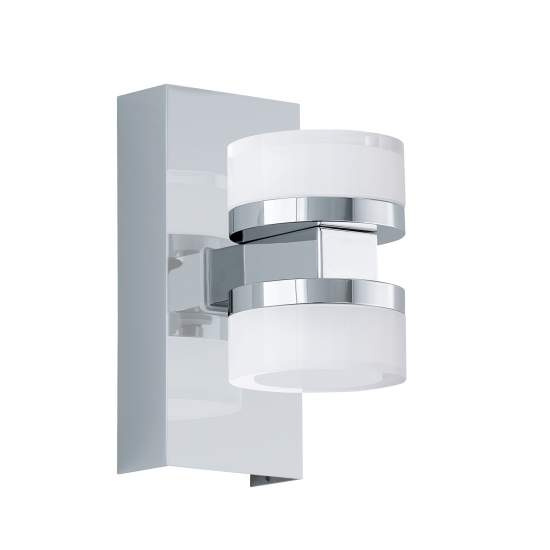Applique Contemporanea Romendo 1 Acciaio Cromo 2 Luci Led Integrato 7,2W 96541