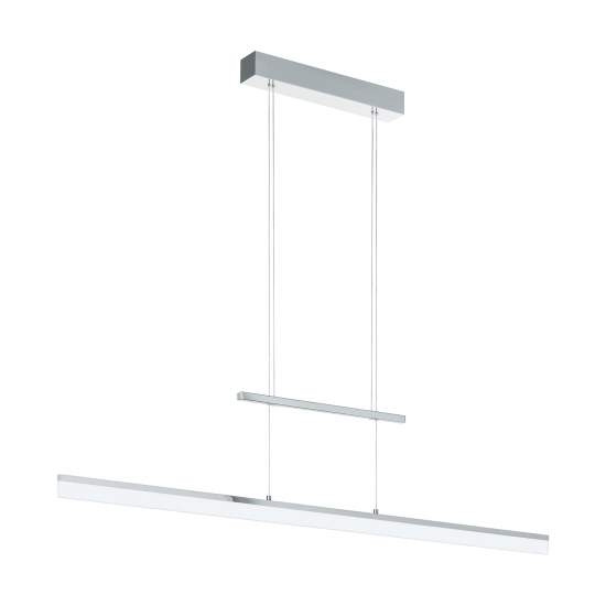 Lampadario A Sospensione Minimal Tarandell Alluminio Cromo 2 Led 12,5W 3300Lm 96866