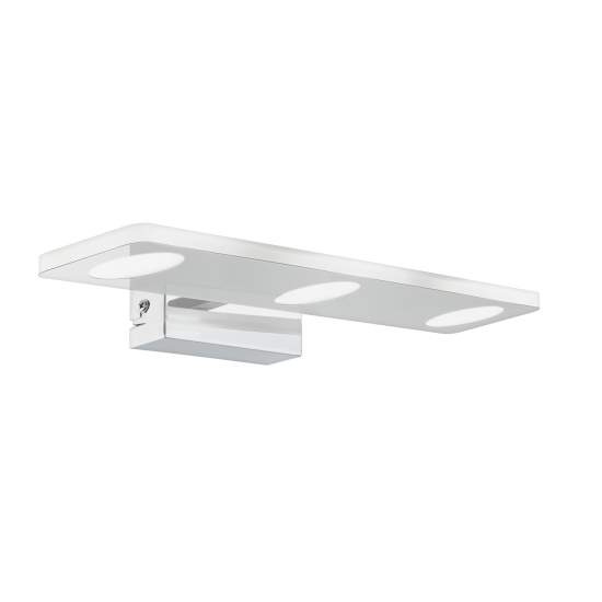 Applique Moderna Cabus Acciaio Cromo 3 Luci Led Integrato 4,5W 96937