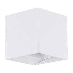 Applique Biemissione Esterno Contemporanea Calpino Alluminio Bianco Led Applique Biemissione Esterno Contemporanea Calpino Alluminio Bianco Led
