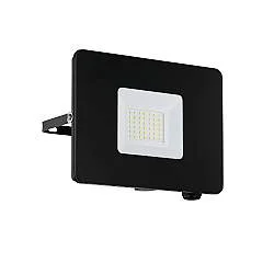 Faretto Esterno Moderno Faedo 3 Alluminio Nero Vetro Led