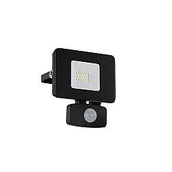 Faretto Esterno Moderno Faedo 3 Alluminio Nero Sensore Led H13,5Cm