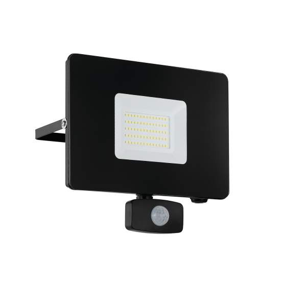 Faretto Esterno Moderno Faedo 3 Alluminio Nero Sensore Led H20Cm 97463