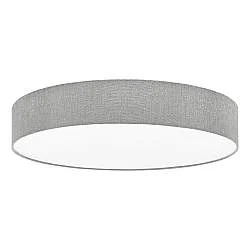 Plafoniera Moderna Pasteri Acciaio Bianco 5 Luci E27 Ip20