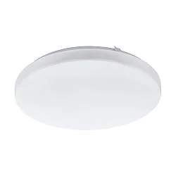 Plafoniera Moderna Frania Acciaio Bianco Led Integrato 14,6W