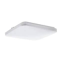 Plafoniera Moderna Frania Acciaio Bianco Luce Led 14,6W