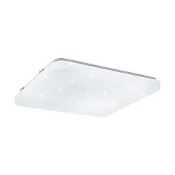 Plafoniera Moderna Frania-S Acciaio Bianco Led Integrato 14,6W