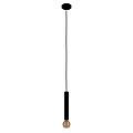 Lampadario A Sospensione Contemporaneo Cortenova Acciaio Nero 1 Luce E27 98056
