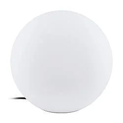 Sfera Esterno Contemporanea Monterolo Policarbonato Bianco 1 Luce E27 39Cm