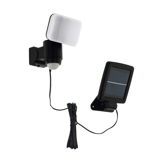 Faretto Solare Esterno Moderno Casabas Policarbonato Nero E Bianco Led 98195
